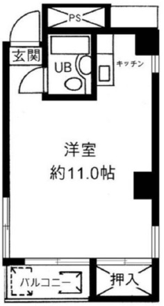 青葉台タワー302の間取り