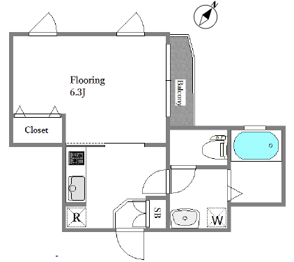 サフィール405の間取り
