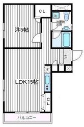 コリーヌ学芸大学弐番館302の間取り