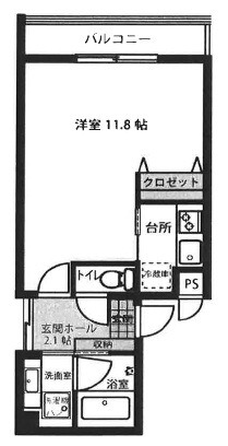 トリコア313の間取り