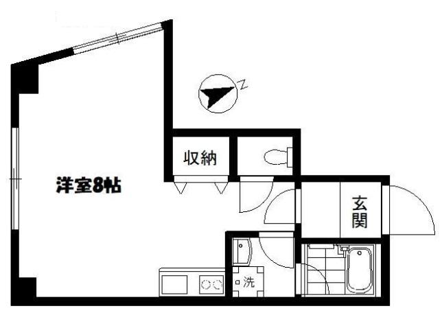 CROSS　ONE(クロスワン)403の間取り