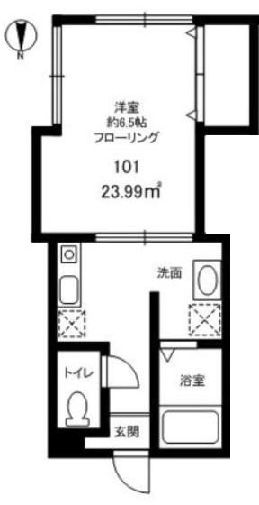 NoA駒沢101の間取り