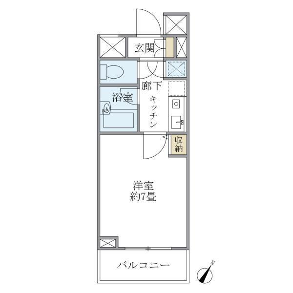 ティアラ三軒茶屋502の間取り
