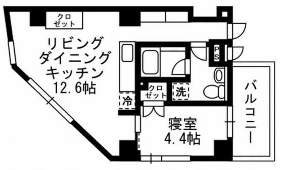 レジディア自由が丘?301の間取り