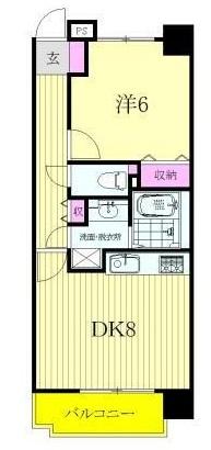 ライオンズマンション白金台903の間取り