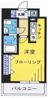 ステージファースト南麻布202の間取り