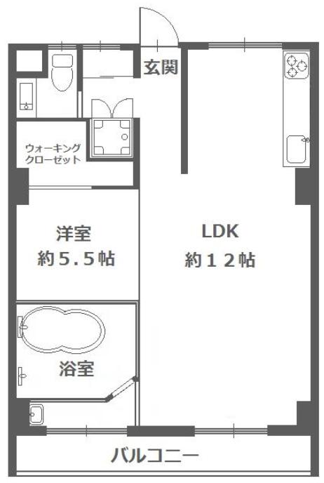 秀和南青山レジデンス607の間取り