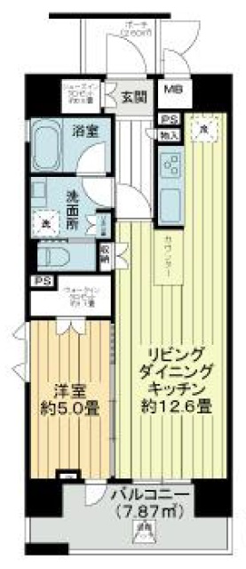 アピス代官山803の間取り