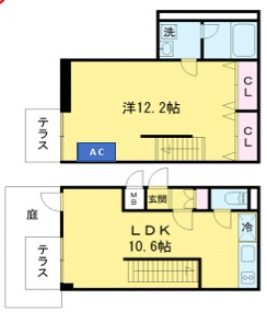 LEGALAND三軒茶屋103の間取り