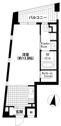 ベルファース三宿(旧リオス三宿)418の間取り