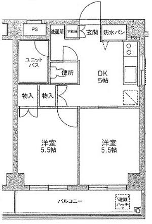 ティアラホーム201の間取り