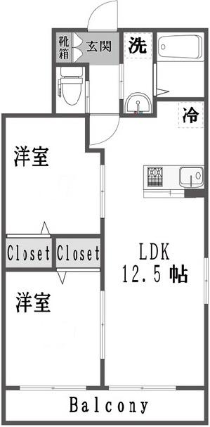 UTOPIA長者丸301の間取り