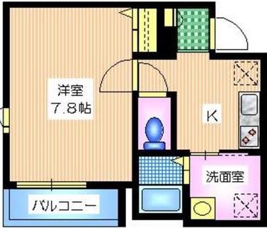 エクセリア鷹105の間取り