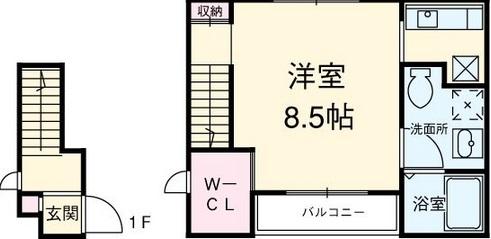 蓼科荘(タデシナソウ)A-2の間取り