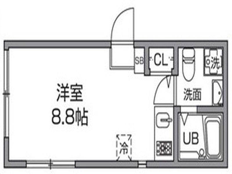 グランエッグス学芸大学101の間取り