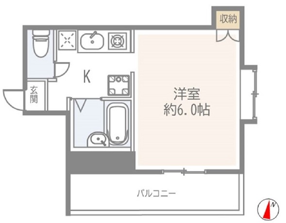 AIマンション201の間取り