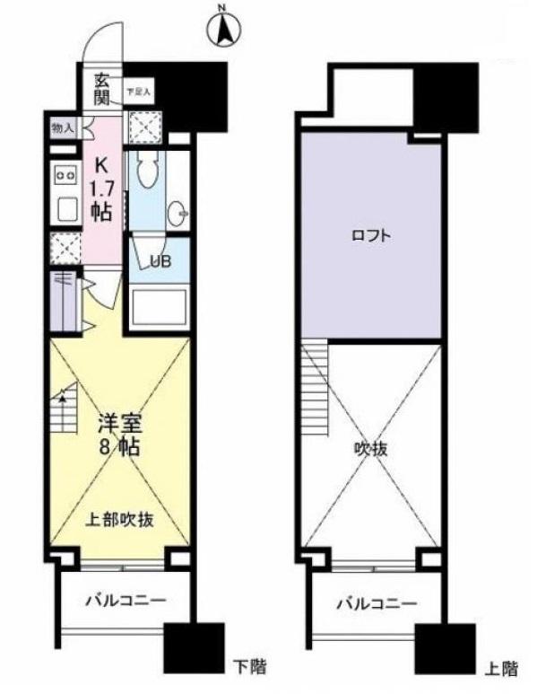 RIZ中目黒(リズ中目黒)802の間取り