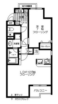 パセーオ美鈴201の間取り