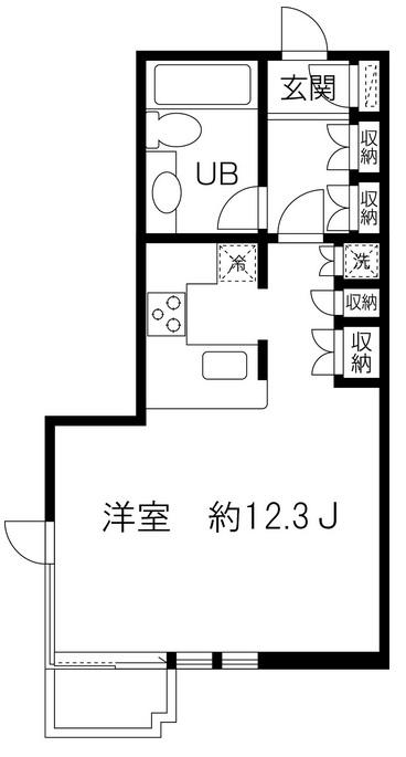 目黒イースト304の間取り