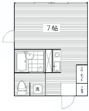 ルードルフィア上馬103の間取り