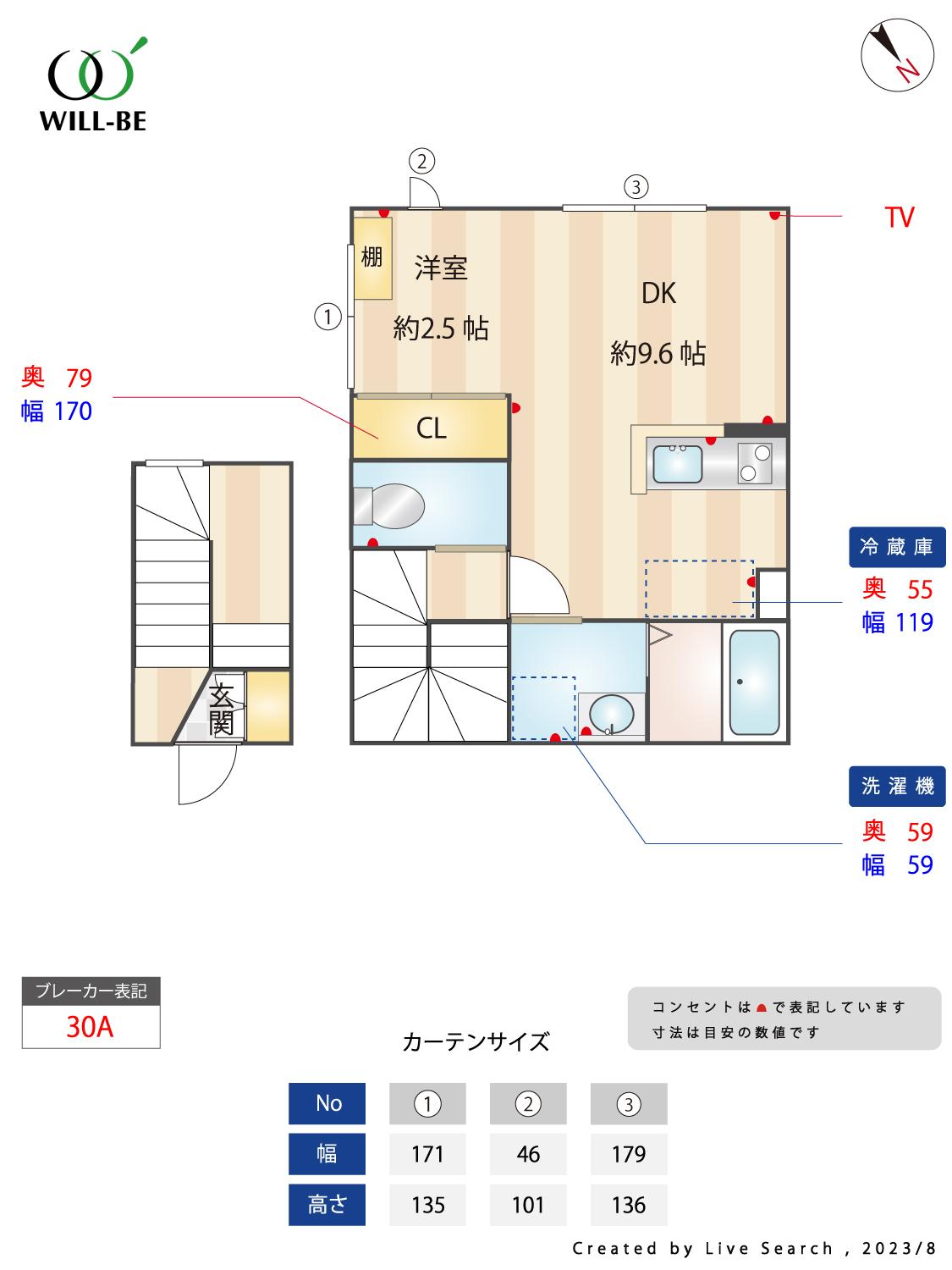 レジデンス三宿301の間取り