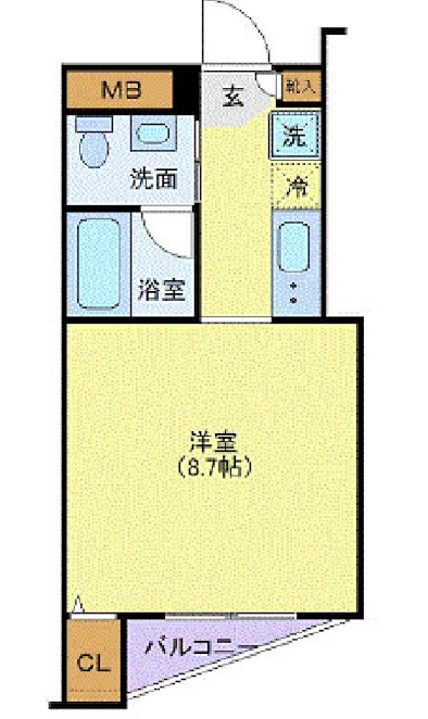 メイクスデザイン用賀209の間取り