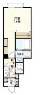 ウェルスクエア三軒茶屋103の間取り