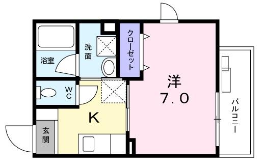 ドルフ目黒203の間取り