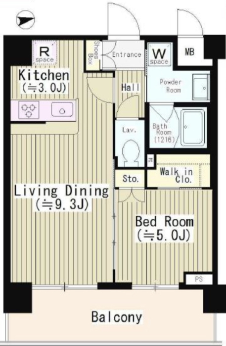エディアン目黒本町402の間取り