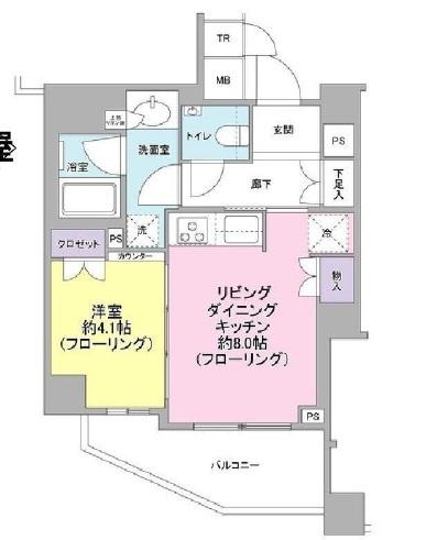 ブランズ碑文谷三丁目401の間取り