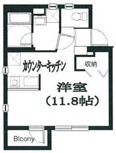 レジデンス中目黒203の間取り