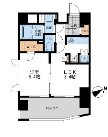 プライマル三軒茶屋603の間取り
