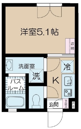 ヒルトップ代々木上原103の間取り