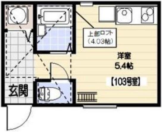 Licht(リヒト)池尻103の間取り