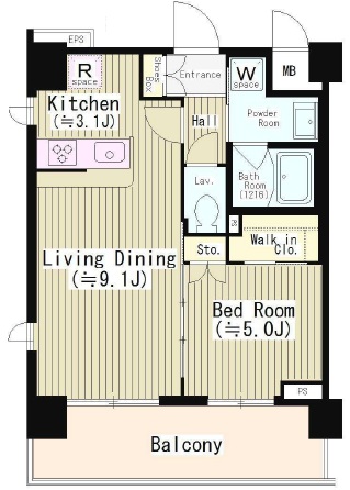 エディアン目黒本町103の間取り