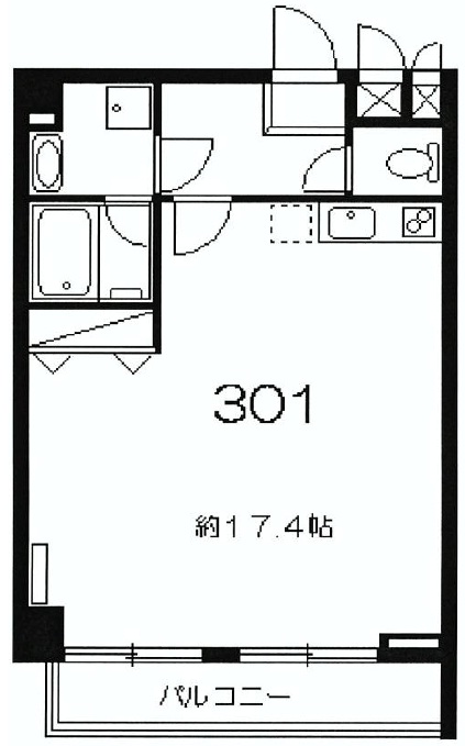 代官山TYK301の間取り