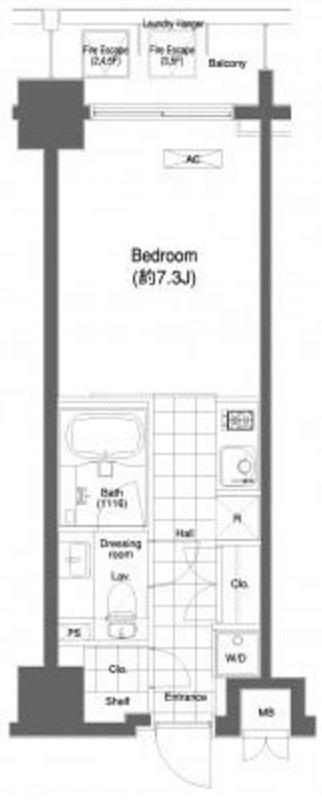 プライムアーバン目黒大橋ヒルズ304の間取り