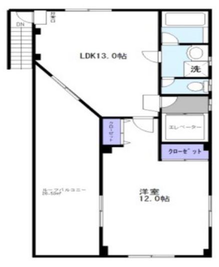 サンアベニュー下馬501の間取り