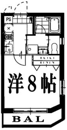 ディアコート目黒501の間取り