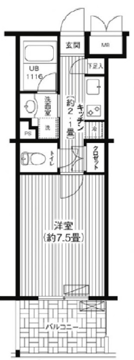 ステラメゾン下北沢108の間取り