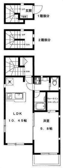 クレール恵比寿301の間取り