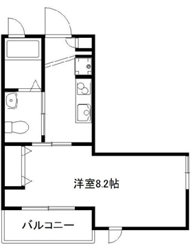 ラテール東山301の間取り