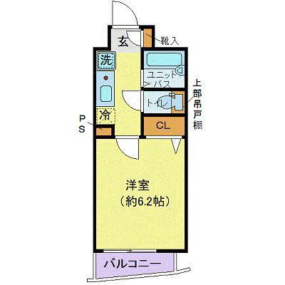 リクレイシア西麻布Ｉ番館802の間取り