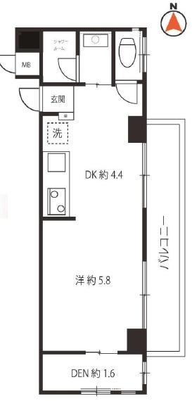 アザレアメイツ205の間取り