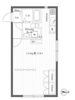 セゾン・デ・ブランシェ青葉台301の間取り