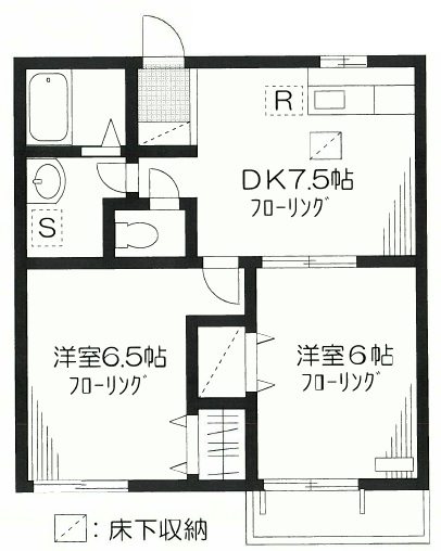 ジュネス駒沢公園102の間取り