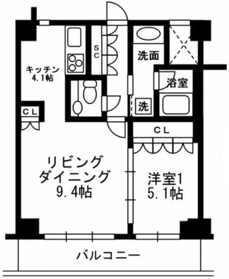 URBAN　PARK代官山?408の間取り