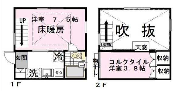 中目黒ツインハウスDの間取り