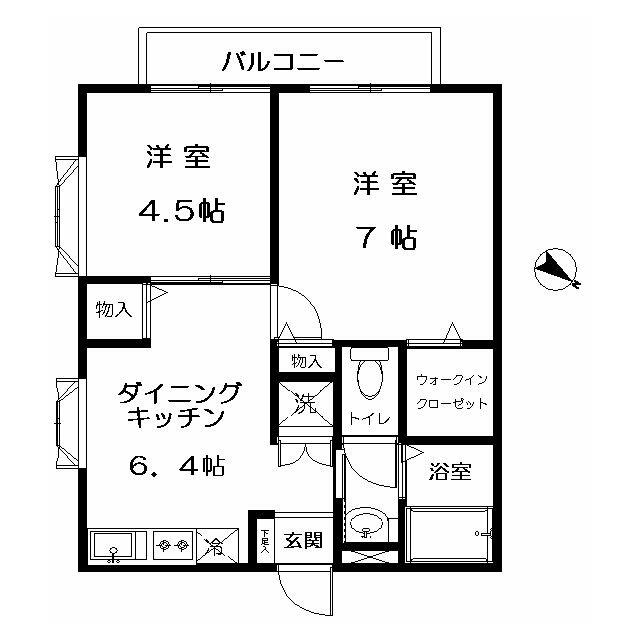 フォレスト等々力103の間取り