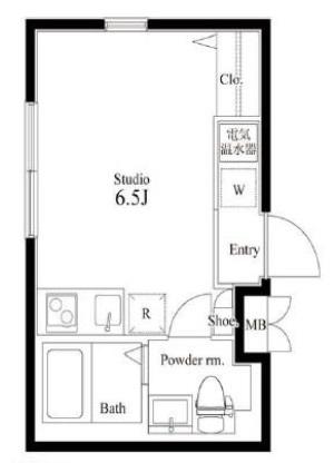 iON中目黒 WEST103の間取り